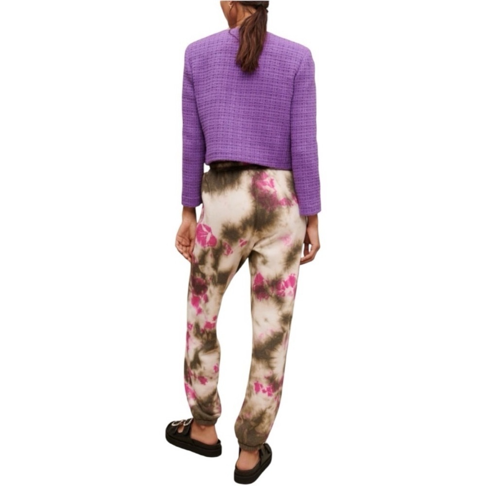 Maje Tie Dye Pink Green Women’s Sweatpants FR 34 US XS NWT - Picture 3 of 10